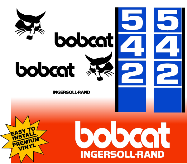 Bobcat 542 replacement decal kit