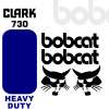 Bobcat 730 Heavy Duty replacement decal kit sticker set