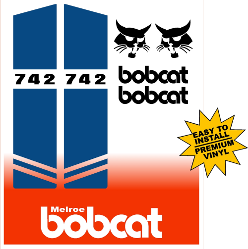 Bobcat 742 replacement decal kit