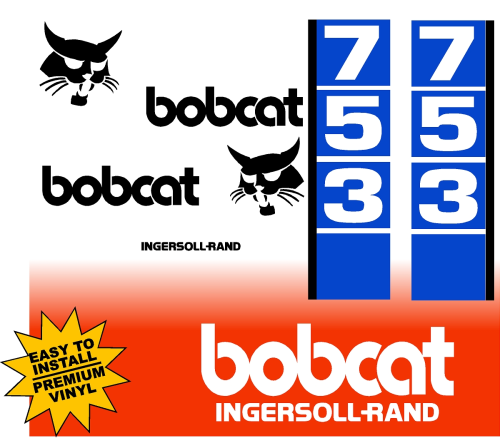 Bobcat 753 replacement decal kit