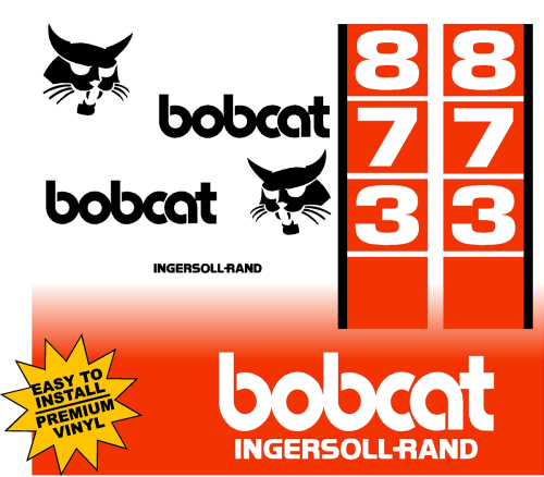 Bobcat 873 replacement decal kit