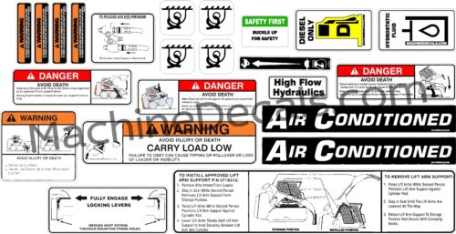 warning kit fits bobcat machines