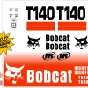 Bobcat T140 replacement decal kit