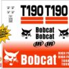 Bobcat T190 Replacement decal kit