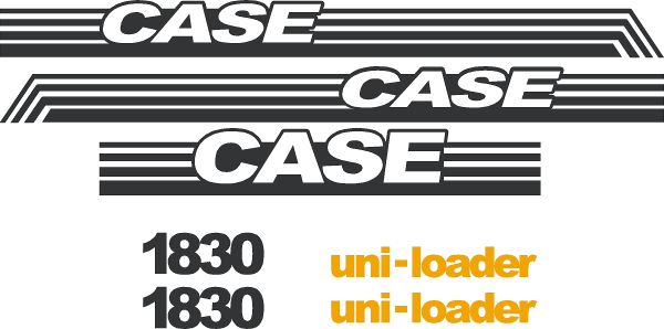 Case 1830 premium replacement decal kit