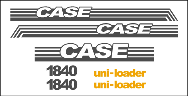 Case 1840 premium replacement decal kit